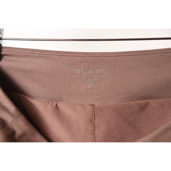 Athleta Skort Athletic Tennis Skirt Brown Size 10T Pockets - Picture 8 of 11